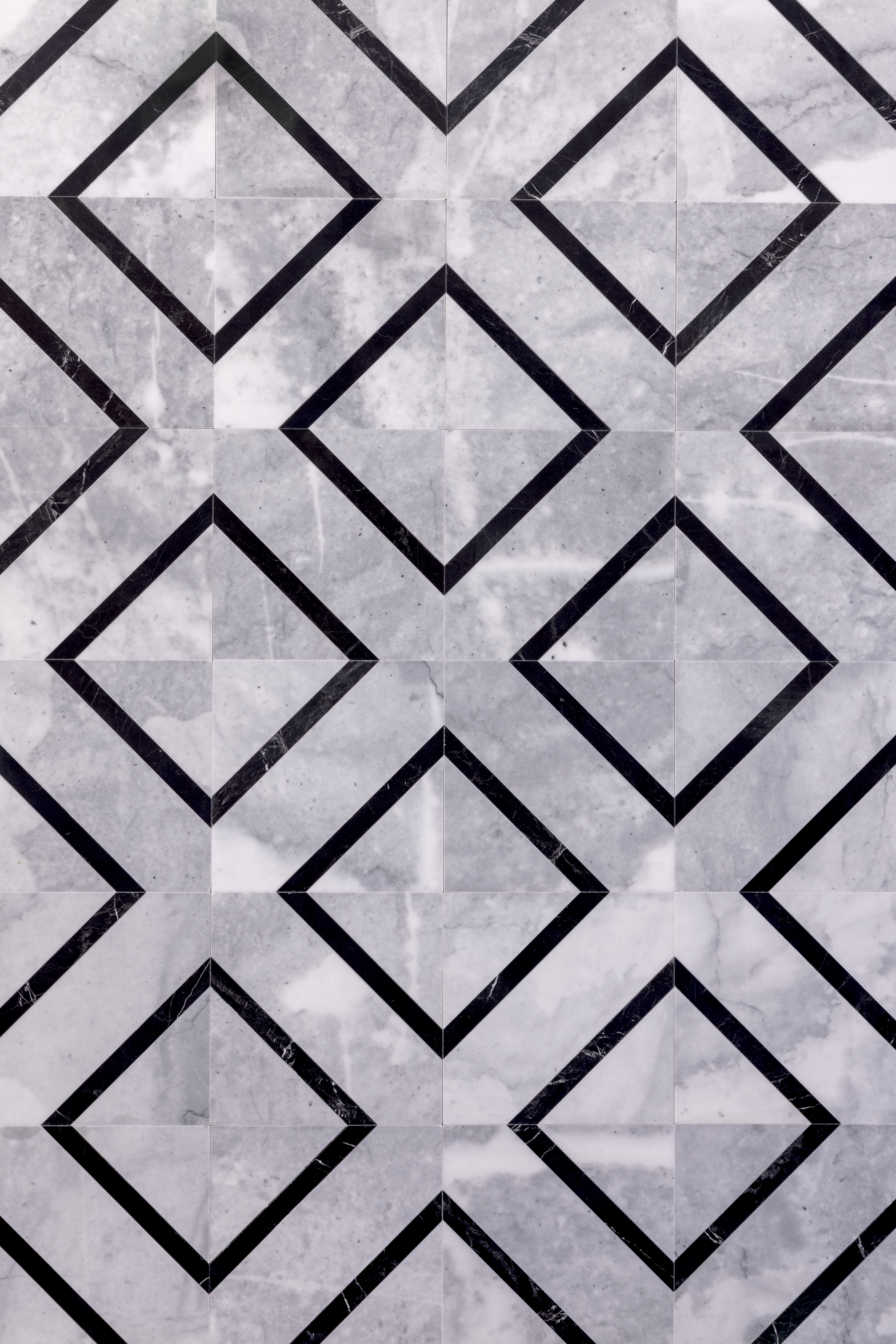 ROYAL  DIAMOND -  MATCHED  TILES  IN  GREY , 18”x18”x3/8” SET