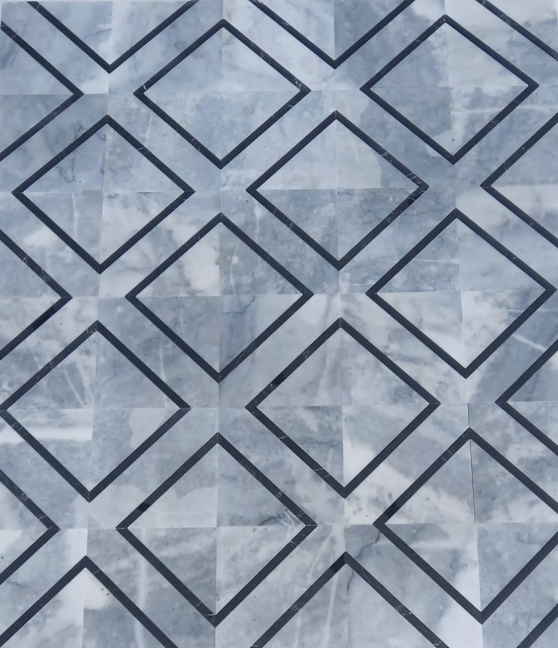 ROYAL DIAMOND -  MATCHED TILES IN GREY