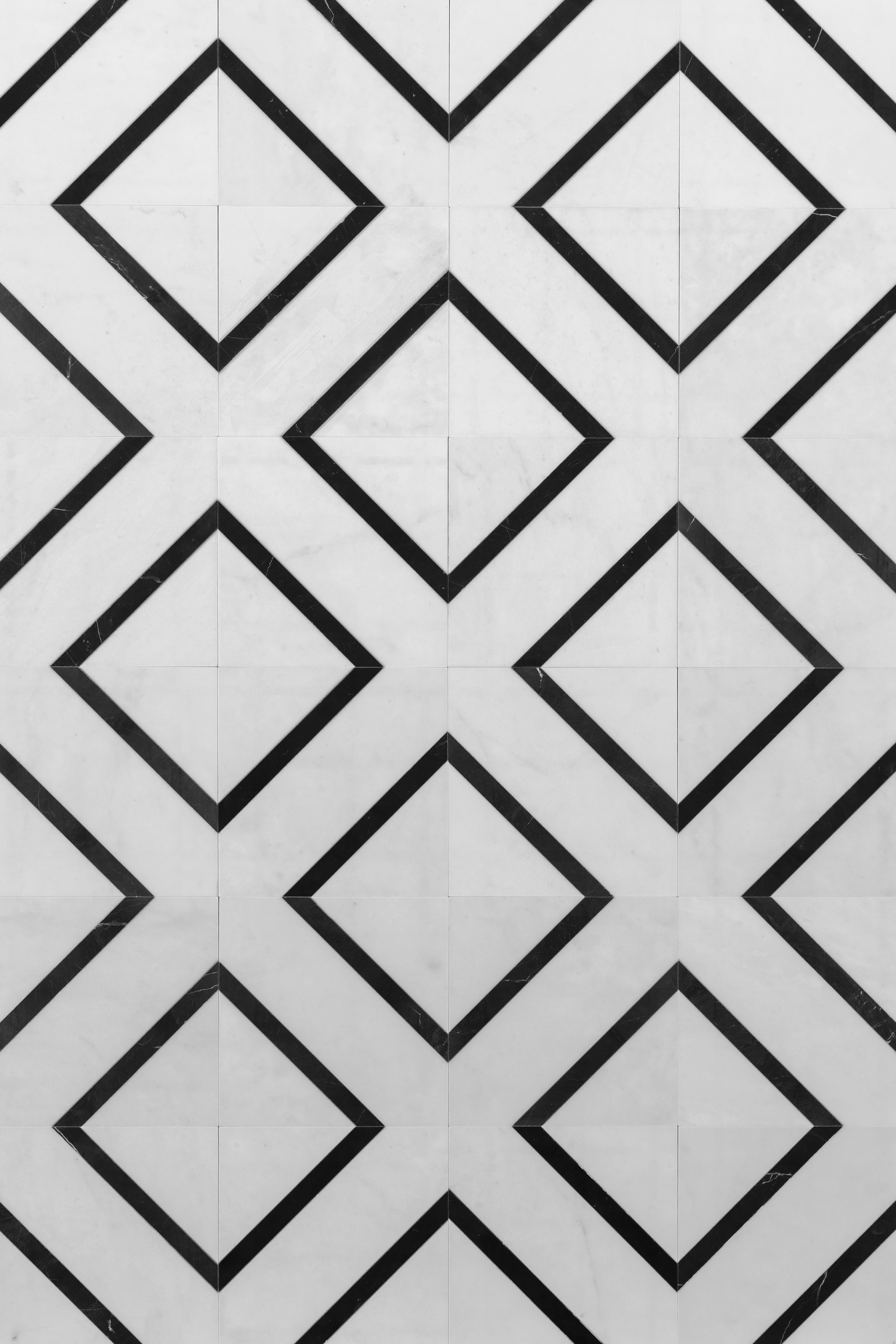 ROYAL  DIAMOND - MATCHED  TILES  IN  PURE  WHITE , 18”x18”x3/8” SET